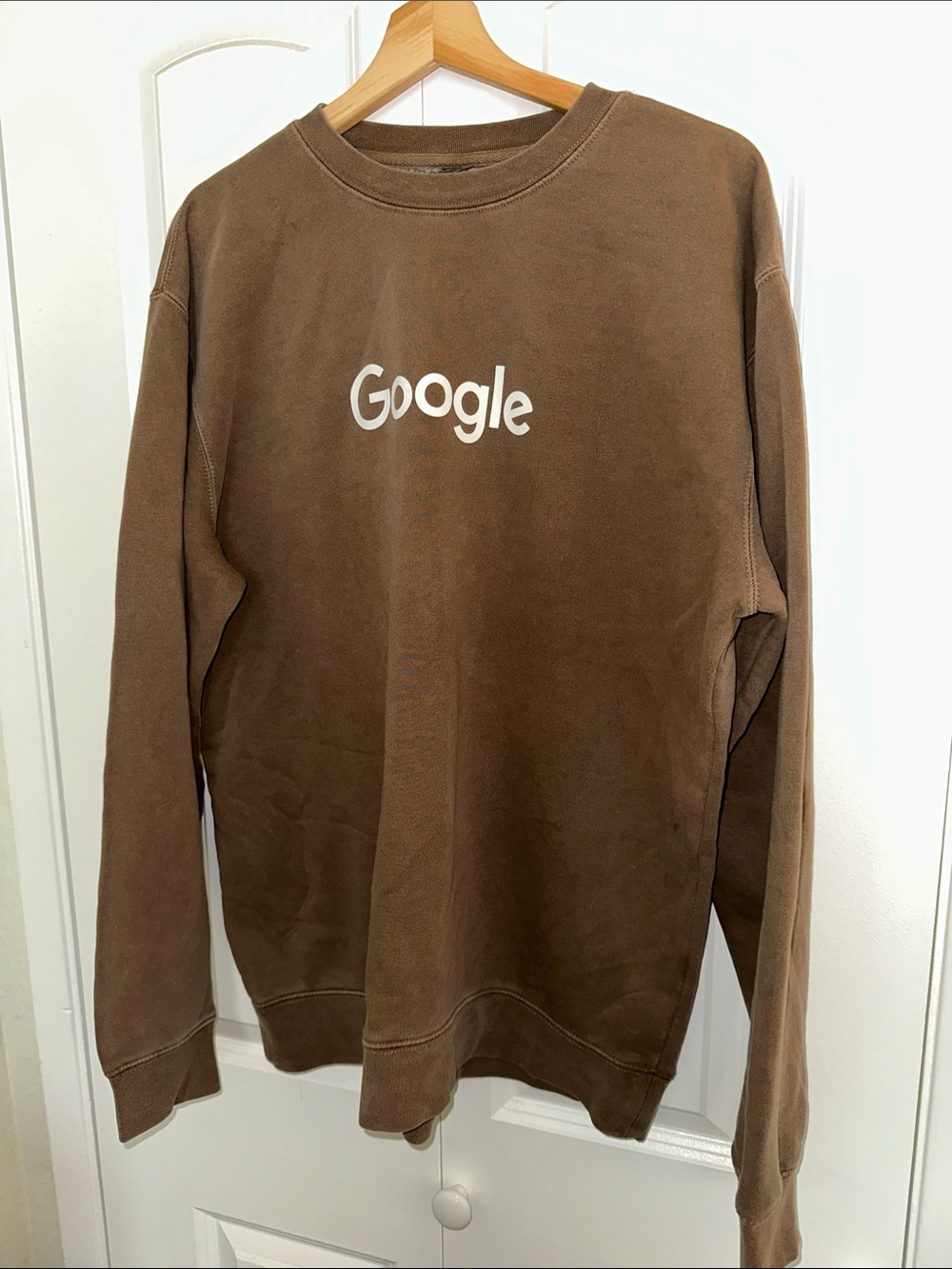 Google Brown Crewneck Sweatshirt - Men